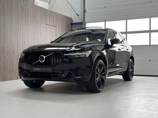 Volvo XC60 2.0 T6 Plug-in hybrid AWD R-Design - BLACK PACK - DEALER ONDERHOUDEN - PANORAMADAK - LEER - 360 CAMERA - STOELVERWARMING + STUURVERWARMING