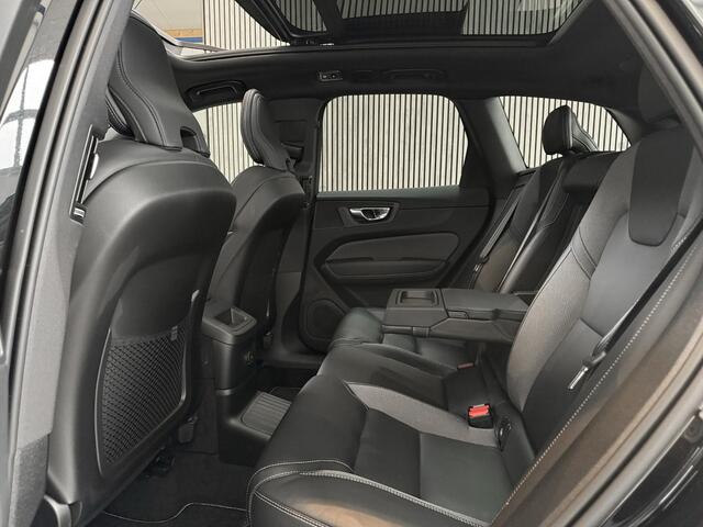 Volvo XC60 2.0 T6 Plug-in hybrid AWD R-Design - BLACK PACK - DEALER ONDERHOUDEN - PANORAMADAK - LEER - 360 CAMERA - STOELVERWARMING + STUURVERWARMING