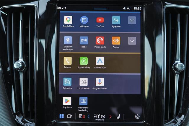 Volvo XC60 T8 Recharge AWD Plus Dark - Luchtvering - Panorama/schuifdak - IntelliSafe Assist & Surround - 360º Camera - Harman/Kardon audio - Adaptieve LED koplampen - Verwarmde voorstoelen, stuur & achterbank - Parkeersensoren voor & achter - Elektr. bedienb. voors