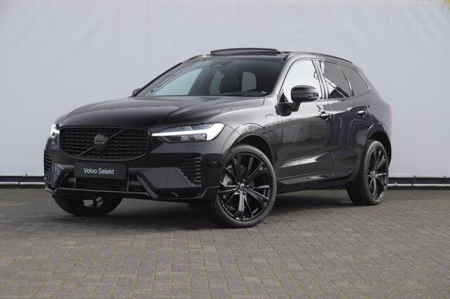 Volvo XC60 T6 350PK Plug-in hybrid AWD Ultra Black Edition / Navigatie / Adaptieve Cruise control / Head Up-Display / Panorama dak / Elektrische stoelen met geheugen / Stuurverwarming / Stoelverwarming v+a / 360 Camera /