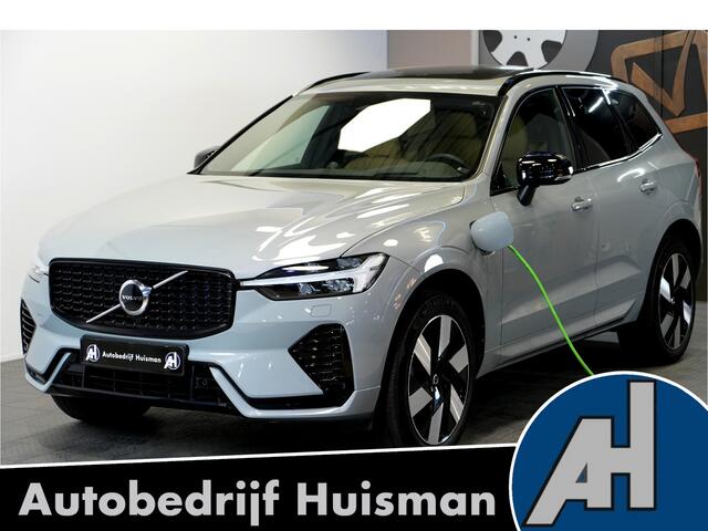 Volvo XC60 2.0 T6 AWD Recharge 293kW/399pk Aut8 Ultra Dark BOWERS&WILKINS + EL.TREKHAAK + PANORAMADAK + PILOT ASSIST + ADAPT.CRUISE + STOELMASSAGE + STOELVERWARMING&-VENTILATIE + CAMERA + BLIS + KEYLESS + HEAD-UP DISPLAY + PARKSENSOREN + 20" LM-VELGEN!!