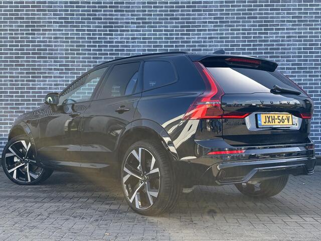 Volvo XC60 2.0 T8 Plug-in hybrid AWD Ultra Black Edition | PHEV | Facelift | Google | Long Range | Adaptieve Cruise Control | Luchtvering | Harman Kardon Audio | Stoelverwarming Voor + Achter | 360 Camera | Keyless | Gelamineerd Glas | DAB | Stuurverwarming | Head-U