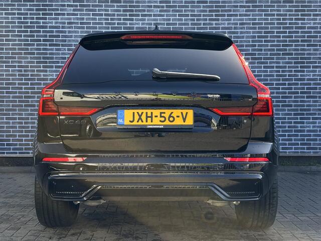 Volvo XC60 2.0 T8 Plug-in hybrid AWD Ultra Black Edition | PHEV | Facelift | Google | Long Range | Adaptieve Cruise Control | Luchtvering | Harman Kardon Audio | Stoelverwarming Voor + Achter | 360 Camera | Keyless | Gelamineerd Glas | DAB | Stuurverwarming | Head-U