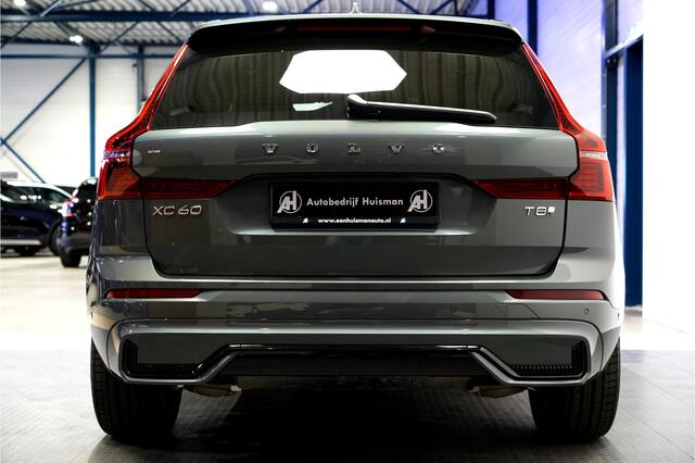 Volvo XC60 2.0 T8 AWD 335kW/456pk Aut8 Plug-in hybrid Ultra Dark LUCHTVERING + PANORAMADAK + HARMAN/KARDON + ADAPT.CRUISE + GOOGLE DASH + HEAD-UP + LANE ASSIST + STOEL-&STUURVERWARMING + 360 CAMERA + PARKSENSOREN V&A + 21" LM-VELGEN!!