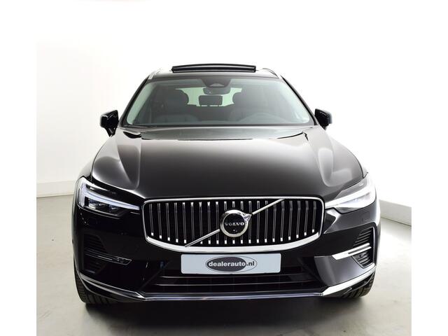 Volvo XC60 2.0 Recharge T6 AWD Inscription: eventueel trekhaak montage mogelijk, pano/ schuifdak, connect edition, rijass pakket driver assistance, cruise met afstandregeling en innitiatie van noodremming, intell light sys, verwarmde xenium pakket, ionisator lucht