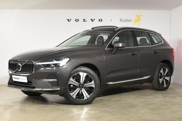 Volvo XC60 T6 350PK Automaat Plug-in Hybrid AWD Plus Bright / Navigatie / Elektrisch glazen schuif-kanteldak / Leren bekleding / Stuur & Stoelverwarming / Elektrische stoelen met geheugen / Elektrische achterklep / Cruise control