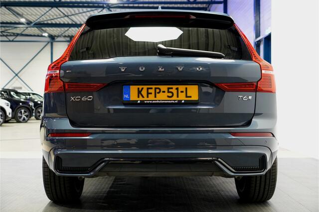 Volvo XC60 2.0 T6 AWD 293kW/399pk Aut8 Plug-in hybrid Ultra Dark PANORAMADAK + HARMAN/KARDON + EL.TREKHAAK + ADAPT.CRUISE + HEAD-UP + STOELVERWARMING V&A + STUURVERWARMING + GOOGLE DASH + 360 CAMERA + BLIS + CTA + PARKSENSOREN + 21" LM-VELGEN!!