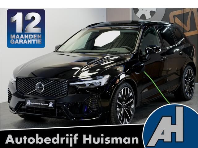 Volvo XC60 2.0 T6 293kW/399pk Aut8 Plug-in hybrid Ultra Dark PANORAMADAK + HARMAN/KARDON + ADAPT.CRUISE + HEAD-UP + STOELVERWARMING V&A + STUURVERWARMING + GOOGLE DASH + 360 CAMERA + BLIS + CTA + LUCHTVERING + 21" LM-VELGEN!!