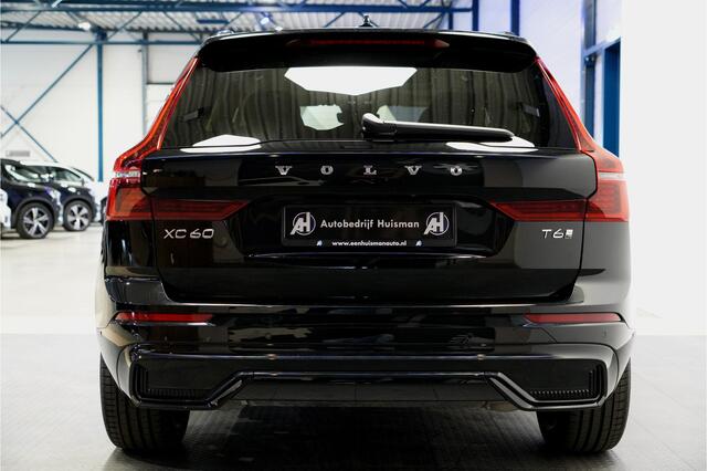 Volvo XC60 2.0 T6 293kW/399pk Aut8 Plug-in hybrid Ultra Dark PANORAMADAK + HARMAN/KARDON + ADAPT.CRUISE + HEAD-UP + STOELVERWARMING V&A + STUURVERWARMING + GOOGLE DASH + 360 CAMERA + BLIS + CTA + LUCHTVERING + 21" LM-VELGEN!!