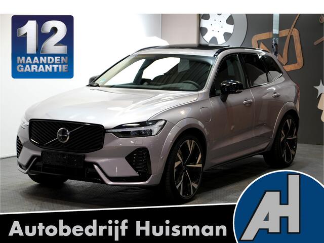 Volvo XC60 2.0 T8 AWD 335kW/456pk Aut8 Recharge Ultra Dark VOL!! LUCHTVERING + BOWERS&WILKINS + PANORAMADAK + BLIS + HEAD-UP + PILOT ASSIST + V&A STOEL-&STUURVERWARMING + ADAPT.CRUISE + GOOGLE DASH&SERVICES + STOELVENTILATIE&-MASSAGE + 360 CAMERA + 22" LM-VELGEN!!