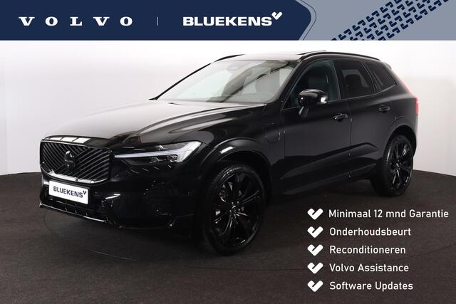 Volvo XC60 T6 Recharge AWD Plus Black Edition - Panorama/schuifdak - IntelliSafe Assist & Surround - 360º Camera - Harman/Kardon audio - Verwarmde voorstoelen, stuur & achterbank - Parkeersensoren voor & achter - Elektr. bedienb. voorstoelen met geheugen - Head up d