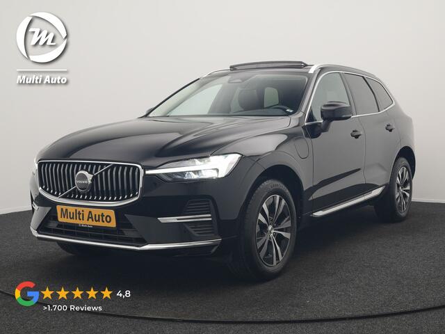 Volvo XC60 T6 AWD Plus Bright LONG RANGE PHEV 350pk Dealer O.H. | Trekhaak Af Fabriek | Panodak | Camera | Lederen Sportstoelen Memory & Verwarmd | Keyless | Stuur Verwarmd | Google Assistent | Apple Carplay | DAB | Plug In Hybrid |