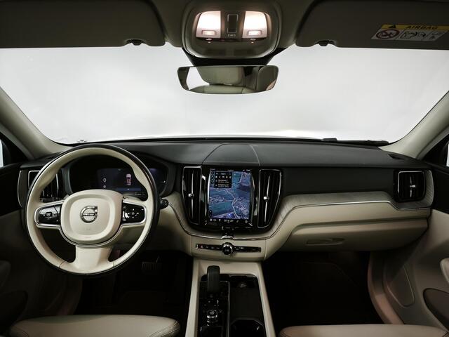 Volvo XC60 2.0 T6 Plug-in hybrid AWD Plus Bright 350PK SOH 95,9% | Elek. Trekhaak | Panoramadak | Adaptieve Cruise Control | Memory Seats | Leder| Dodehoekdetectie