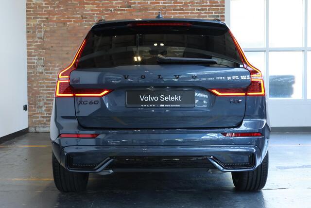 Volvo XC60 2.0 T8 Plug-in hybrid AWD Ultra Black Edition | Panoramadak | Luchtvering | Verwarmbare voorstoelen met massagefunctie en ventilatie | 360 graden camera | Head-up display | Elektrische achterklep | Keyless |