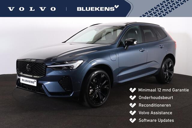Volvo XC60 T6 Recharge AWD Plus Black Edition - Panorama/schuifdak - IntelliSafe Assist & Surround - 360º Camera - Harman/Kardon audio - Verwarmde voorstoelen, stuur & achterbank - Parkeersensoren voor & achter - Elektr. bedienb. voorstoelen met geheugen - Head up d