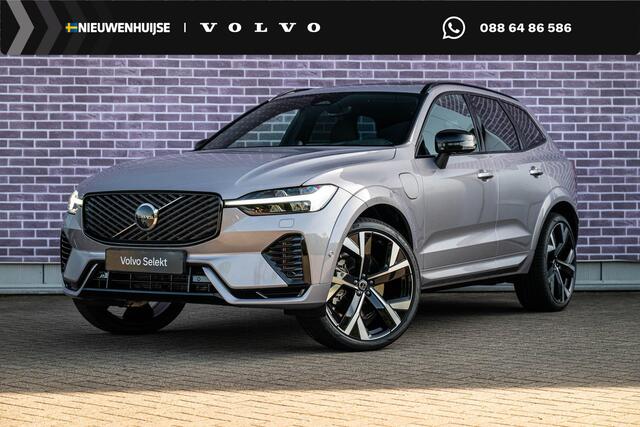 Volvo XC60 2.0 T8 Plug-in hybrid AWD Ultra Black Edition Executive | Luchtvering | 22" | Gelamineerd Glas | Bowers & Wilkins | Stoelmassage & Ventilatie | Stoel & Stuurverwarming | 360 Camera | Pilot Assist | BLIS |