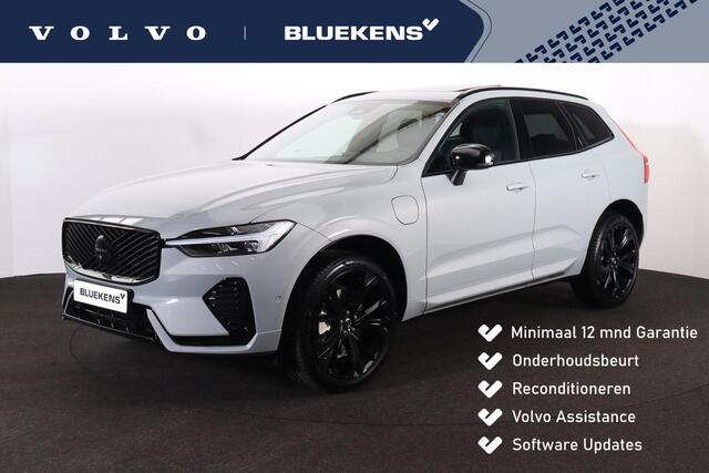 Volvo XC60 T6 Recharge AWD Plus Black Edition - Panorama/schuifdak - IntelliSafe Assist & Surround - 360º Camera - Harman/Kardon audio - Verwarmde voorstoelen, stuur & achterbank - Parkeersensoren voor & achter - Elektr. bedienb. voorstoelen met geheugen - Head up d