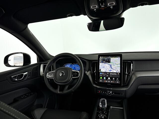 Volvo XC60 T6 Plug-in hybrid AWD Ultra Black Edition | SOH 100% | Panoramadak | 360° camera | Luchtvering | Head-up display | Luchtvering | Stoel- en stuurverwarming | Trekhaak