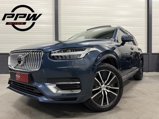 Volvo XC90 T8 Recharge AWD Inscription 7P. PANO/LUCHTVERING/TREKHAAK/H&K/360CAMERA/ACC/PILOT-ASSIST/LEER-SPORT/MEMORY/KEYLESS/CARPLAY/STANDKACHEL/PRIVACY/NET GROTE OH BEURT GEHAD!!