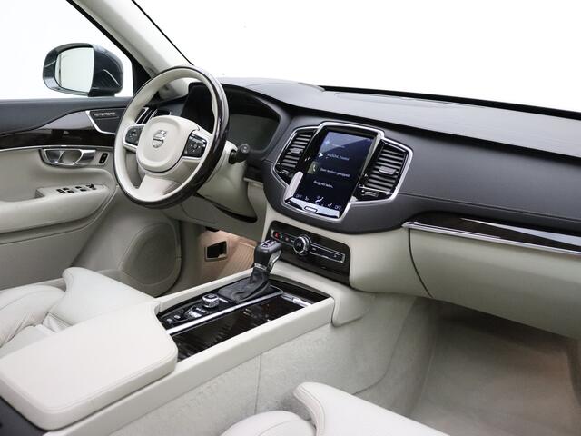 Volvo XC90 D5 240pk AWD Inscription / 1e Eig. / Luchtvering / Massage / Head-Up / 360 Camera / Pano / Blond Nappa Leder / DAB / Hout inleg / Polestar Optimalisatie / Standkachel /