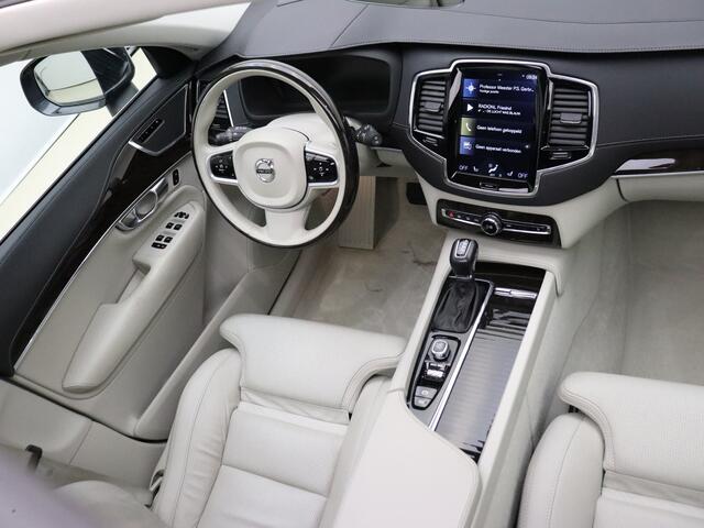 Volvo XC90 D5 240pk AWD Inscription / 1e Eig. / Luchtvering / Massage / Head-Up / 360 Camera / Pano / Blond Nappa Leder / DAB / Hout inleg / Polestar Optimalisatie / Standkachel /