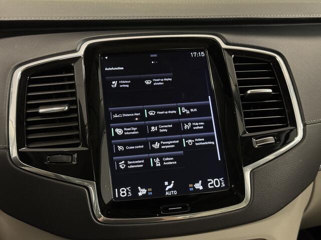 Volvo XC90 2.0 T8 Twin Engine AWD Inscription | Luchtvering | Panoramadak | Head-Up Display | Stoelverwarming / Verkoeling | Harman Kardon | Elektrische Stoelen + Geheugenfunctie | Apple Carplay