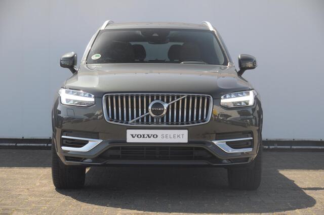 Volvo XC90 T8 390PK Automaat Recharge AWD Inscription / Adaptieve cruise control / BLIS / Parkeersensoren met 360 camera / stoel - en stuurwielverwarming / Standkachel / Trekhaak / Keyless entry / Harman Kardon audio / Elektrische stoelen
