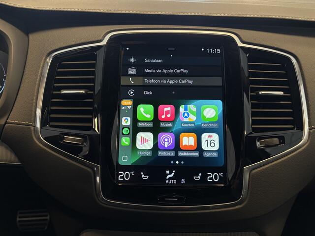Volvo XC90 2.0 T8 Recharge AWD R-Design 7P / Panodak / Adapt cruise - Pilot Ass / Dab+ / Apple Carplay / Stuur- en Stoelverwarming / 360 camera / Park assist Pilot - Elek Trekhaak -