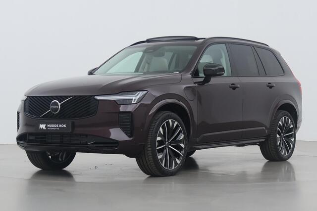 Volvo XC90 T8 Plug-in hybrid Ultra Dark | FACELIFT | Mulberry Red | Luchtvering | Bowers&Wilkins | Massage+Ventilatie