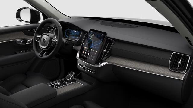Volvo XC90 T8 Plug-in hybrid AWD Ultra Dark | Luchtvering | Trekhaak | Massage/ventilatie | Head-up Display | Panoramadak | 360 Camera