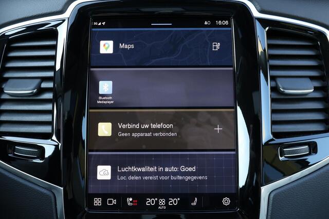 Volvo XC90 T8 Recharge AWD Ultimate Bright - LONG RANGE - Luchtvering - Panorama/schuifdak - IntelliSafe Assist & Surround - 360º Camera - Bowers & Wilkins audio - Verwarmde voorstoelen, stuur & achterbank - Parkeersensoren voor & achter - Elektr. bedienb. voorstoel