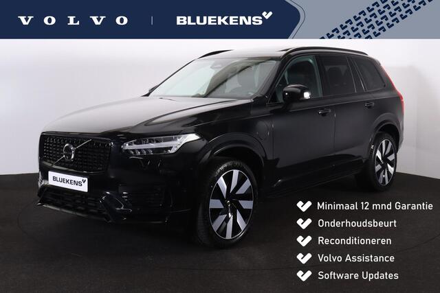 Volvo XC90 T8 Recharge AWD Ultimate Dark - LONG RANGE - Panorama/schuifdak - IntelliSafe Assist & Surround - 360º Camera - Bowers & Wilkins audio - Adaptieve LED koplampen - Verwarmde voorstoelen, stuur & achterbank - Parkeersensoren voor & achter - Elektr. bedienb.