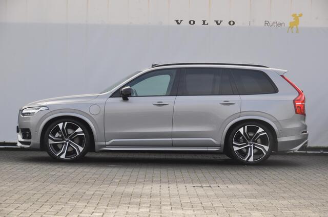 Volvo XC90 T8 455PK Automaat Recharge AWD Ultimate Dark HEICO / Luchtvering / Panoramisch schuif en kantel dak / Head-Up Display / Google Services / Adaptieve Cruise Control / Harman Kardon Audio/