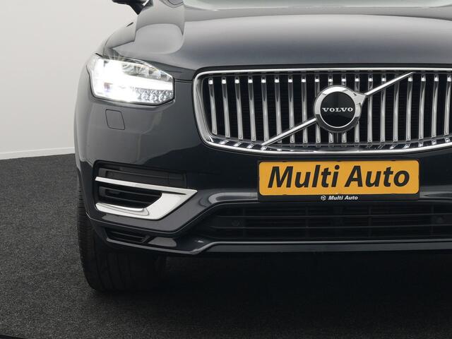 Volvo XC90 T8 Recharge AWD Inscription Plug In Hybrid 394pk 7 Persoons Dealer O.H. INCL BTW PHEV | Lederen Sportstoelen Memory | Pilot Assist | Trekhaak af Fabriek | Adaptive Cruise | Navigatie | Camera | Apple Carplay | L.M. 20" | DAB |