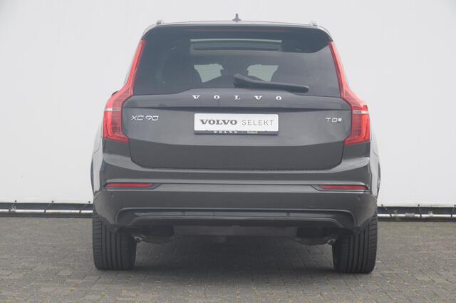 Volvo XC90 T8 455PK Automaat Plug-in hybrid AWD Ultra Dark Luchtvering / Bowers & Wilkins audio / Trekhaak / Massage / Stoelverwarming en ventilatie / Elektrisch bedienbare voorstoelen met geheugen / Trekhaak / Panoramadak / Head-up Display /