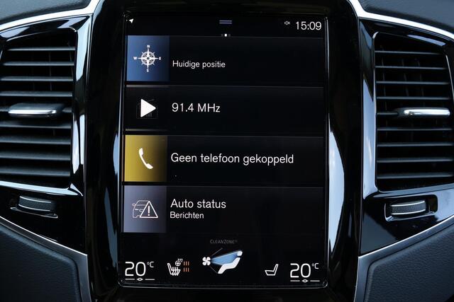 Volvo XC90 T8 Recharge AWD Inscription - Panorama/schuifdak - IntelliSafe Assist & Surround - 360º Camera - Harman/Kardon audio - Adaptieve LED koplampen - Verwarmde voorstoelen, stuur & achterbank - Parkeersensoren voor & achter - Elektr. bedienb. voorstoelen met g