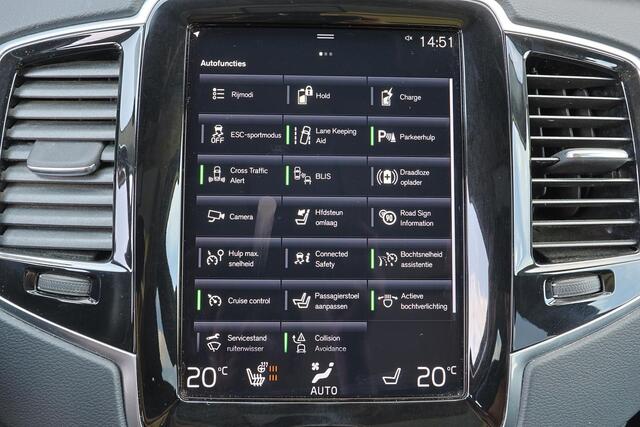 Volvo XC90 T8 Recharge AWD Inscription - LONG RANGE - Panorama/schuifdak - IntelliSafe Assist & Surround - 360º Camera - Harman/Kardon audio - Adaptieve LED koplampen - Verwarmde voorstoelen, stuur & achterbank - Parkeersensoren voor & achter - Elektr. bedienb. voor