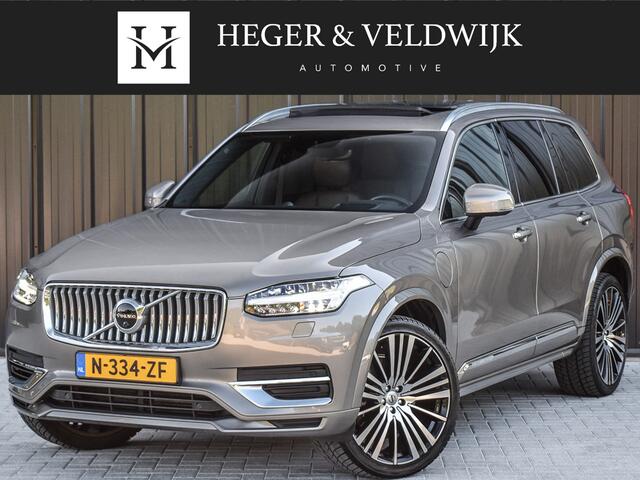Volvo XC90 2.0 T8 RECHARGE AWD INSCRIPTION EXCLUSIVE | 7-ZITS | PANORAMADAK | LUCHTVERING | TREKHAAK | BOWERS&WILKINS | FULL-LED | INTELLISAFE LINE | COMFORT SEATS | 360 CAMERA | HEAD-UP | LUCHTVERING | TREKHAAK | 4 ZONE CLIMATE