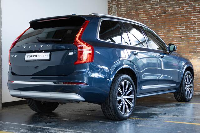 Volvo XC90 T8 Recharge AWD Inscription | 360° parkeercamera | Stoelverwarming | Longe Range | Parkeerverwarming | Harman Kardon premium audio | Semi-elektrische wegklapbare trekhaak | Lederen bekleding | Volvo Dealer onderhouden |