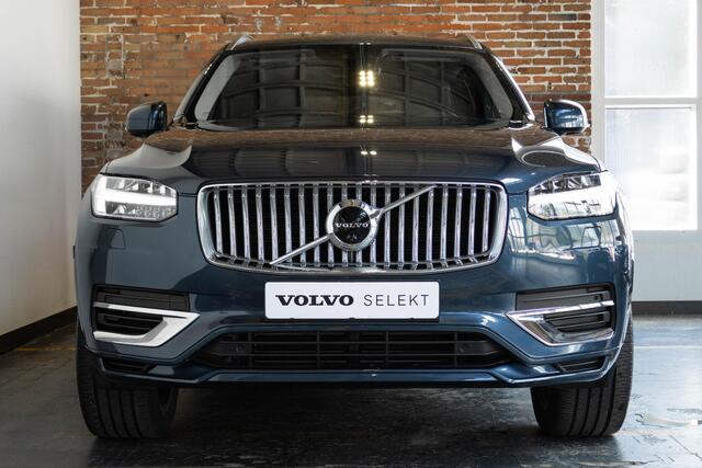 Volvo XC90 T8 Recharge AWD Inscription | 360° parkeercamera | Stoelverwarming | Longe Range | Parkeerverwarming | Harman Kardon premium audio | Semi-elektrische wegklapbare trekhaak | Lederen bekleding | Volvo Dealer onderhouden |