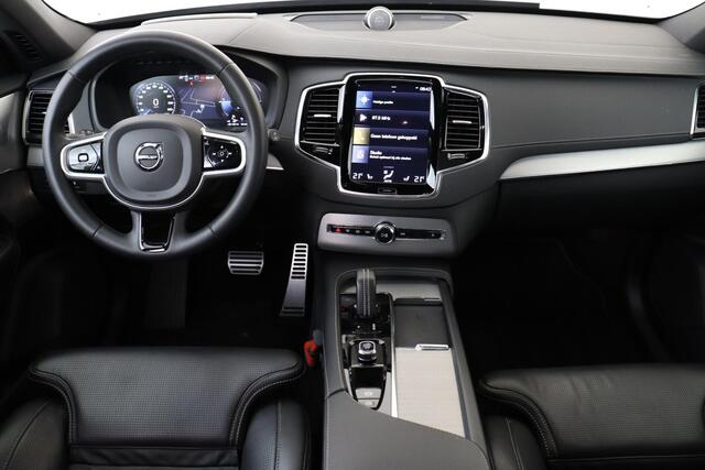 Volvo XC90 T8 RECHARGE AWD R-DESIGN *FULL OPTIONS!* *LONG RANGE!* -PANO.DAK|LUCHTVERING|BOWERS&WILKINS|ADAP.LED|360°CAM|HEAD-UP DISP.|GEVENT.LEDER+MASSAGE|22"
