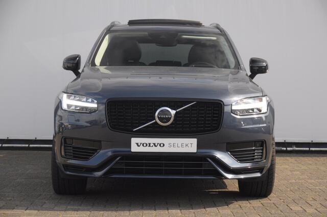 Volvo XC90 T8 390PK Automaat Recharge AWD R-Design / Adaptieve cruise control/ BLIS/ Luchtvering/ Trekhaak/ Harman Kardon Audio/ Apple carplay/ parkeersensoren met 360 Camera/ Elektrische achterklep/ Keyless/ Head up display