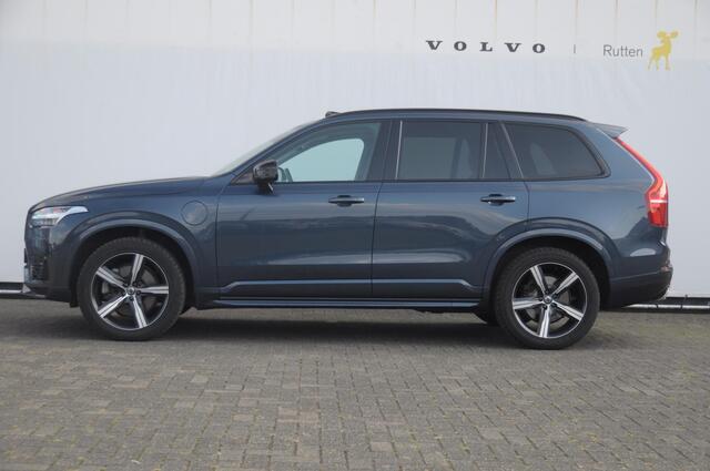 Volvo XC90 T8 390PK Automaat Recharge AWD R-Design / Adaptieve cruise control/ BLIS/ Luchtvering/ Trekhaak/ Harman Kardon Audio/ Apple carplay/ parkeersensoren met 360 Camera/ Elektrische achterklep/ Keyless/ Head up display