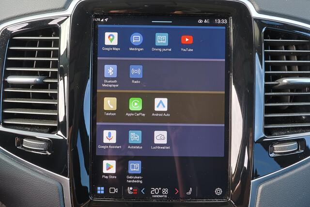 Volvo XC90 T8 Recharge AWD Plus Bright - LONG RANGE - Panorama/schuifdak - IntelliSafe Assist & Surround - 360º Camera - Harman/Kardon audio - Adaptieve LED koplampen - Verwarmde voorstoelen, stuur & achterbank - Parkeersensoren voor & achter - Elektr. bedienb. voor