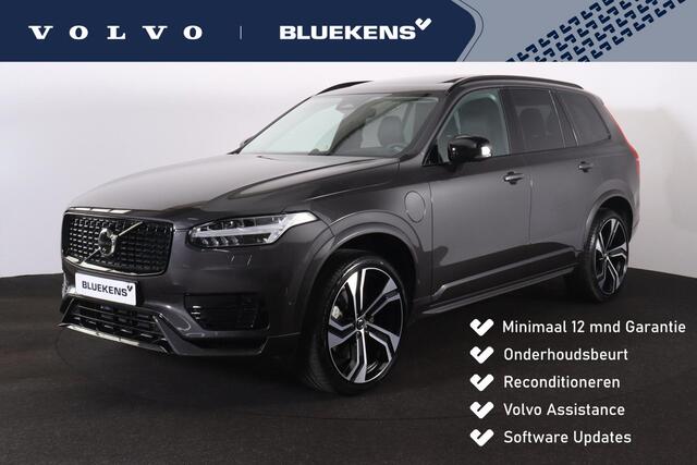 Volvo XC90 T8 Recharge AWD Ultimate Dark - LONG RANGE - Panorama/schuifdak - IntelliSafe Assist & Surround - 360º Camera - Bowers & Wilkins audio - Adaptieve LED koplampen - Verwarmde voorstoelen, stuur & achterbank - Parkeersensoren voor & achter - Elektr. bedienb.