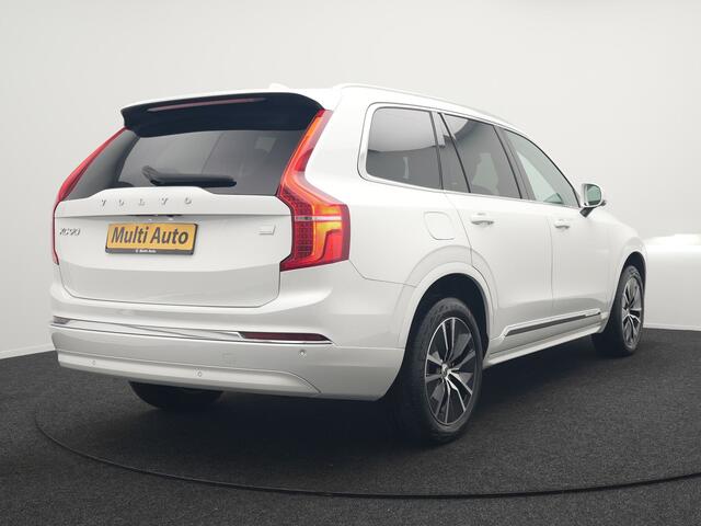 Volvo XC90 T8 Recharge AWD Core Bright Plug In Hybrid 456pk 7-Persoons Dealer O.H PHEV | Trekhaak Af Fabriek | Adaptive Cruise | Camera | Lederen Sportstoelen Memory & Verwarmd | Google Assistent | Apple Carplay | Stuur Verwarmd | Virtual | Blis | Navigatie | DAB |