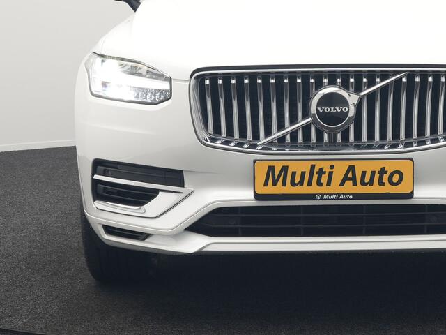 Volvo XC90 T8 Recharge AWD Core Bright Plug In Hybrid 456pk 7-Persoons Dealer O.H PHEV | Trekhaak Af Fabriek | Adaptive Cruise | Camera | Lederen Sportstoelen Memory & Verwarmd | Google Assistent | Apple Carplay | Stuur Verwarmd | Virtual | Blis | Navigatie | DAB |
