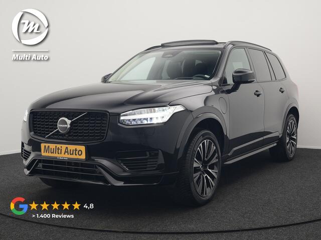 Volvo XC90 T8 Recharge AWD Ultimate Dark 7 Persoons Plug In Hybrid 456pk Dealer O.H. PHEV | Panodak | Head Up | Adaptive Cruise | Camera | Lederen Sportstoelen Memory & Verwarmd | Google Assistent | Harman & Kardon | Stuur Verwarmd | Apple Carplay | Blis | Keyless |