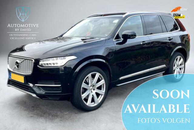 Volvo XC90 2.0 T8 408 pk TE AWD INSCRIPTION AUTOMAAT / B&W / LUCHTVERING / 7-PERSOONS / TREKHAAK / BOWERS & WILKINS / PANORAMADAK / ADAPTIEVE CRUISE CONTROL / 360 CAMERA