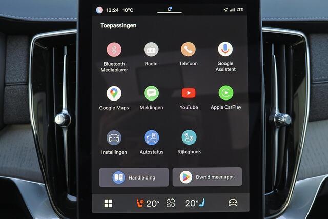 Volvo XC90 T8 Recharge AWD Ultra Dark - Luchtvering - Panorama/schuifdak - IntelliSafe Assist & Surround - 360º Camera - Bowers & Wilkins audio - Verwarmde voorstoelen, stuur & achterbank - Parkeersensoren voor & achter - Elektr. bedienb. voorstoelen met geheugen -